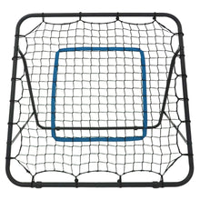 画像をギャラリービューアに読み込む, REFREEZE(リフリーズ) リバウンドネット ブラック 折りたたみ可能 5段階角度調節可能 簡易ターゲット用ロープ・脚付属 リバウンダー 室内 屋外兼用