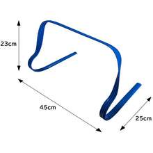 画像をギャラリービューアに読み込む, REFREEZE(リフリーズ) ソフト ミニ ハードル 高さ23cm ブルー 6個セット 持ち手付き