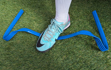 画像をギャラリービューアに読み込む, REFREEZE(リフリーズ) ソフト ミニ ハードル 高さ15cm ブルー 12個セット 持ち手2個付き