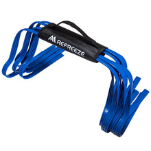 画像をギャラリービューアに読み込む, REFREEZE(リフリーズ) ソフト ミニ ハードル 高さ23cm ブルー 6個セット 持ち手付き