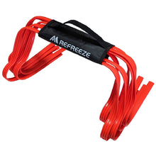 画像をギャラリービューアに読み込む, REFREEZE(リフリーズ) ソフト ミニ ハードル 高さ23cm オレンジ 6個セット 持ち手付き