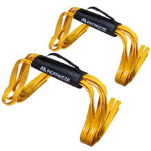 画像をギャラリービューアに読み込む, REFREEZE(リフリーズ) ソフト ミニ ハードル 高さ23cm イエロー 12個セット 持ち手2個付き