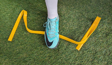 画像をギャラリービューアに読み込む, REFREEZE(リフリーズ) ソフト ミニ ハードル 高さ23cm イエロー 12個セット 持ち手2個付き