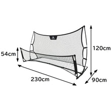 画像をギャラリービューアに読み込む, REFREEZE(リフリーズ) ポータブル 両面リバウンドネット 収納バッグ付き リバウンダー ブラックネット 室内 屋外兼用