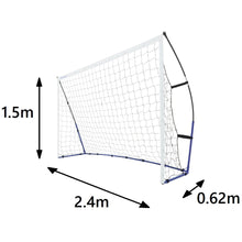 画像をギャラリービューアに読み込む, REFREEZE(リフリーズ) 2.4×1.5m ポータブル サッカーゴール 収納バッグ付き フットサルゴール【2個購入で1,000円OFF】