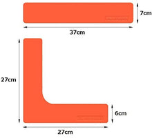 画像をギャラリービューアに読み込む, REFREEZE(リフリーズ) コートラインマーカー 16個セット(ラインマーカー12個+コーナーマーカー4個) 簡易収納袋付き 室内 屋外兼用