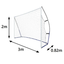 画像をギャラリービューアに読み込む, REFREEZE(リフリーズ) 3×2m ポータブル フットサルゴール 収納バッグ付き サッカーゴール【2個購入で1,000円OFF】