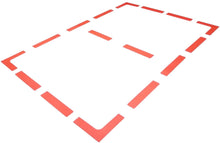 画像をギャラリービューアに読み込む, REFREEZE(リフリーズ) コートラインマーカー 16個セット(ラインマーカー12個+コーナーマーカー4個) 簡易収納袋付き 室内 屋外兼用