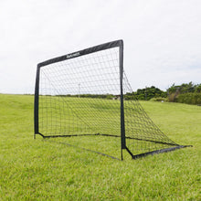 画像をギャラリービューアに読み込む, REFREEZE(リフリーズ) 200×130cm 折りたたみ サッカーゴール ブラック 2個セット 収納バッグ付き ポータブル フットサルゴール