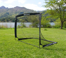 画像をギャラリービューアに読み込む, REFREEZE(リフリーズ) 124×94cm 折りたたみ サッカーゴール ブラック 2個セット 収納バッグ付き 室内 屋外兼用
