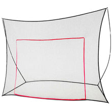 画像をギャラリービューアに読み込む, REFREEZE(リフリーズ) 防球ネット 本体セット 幅3.7m×高さ3m 簡易ターゲット用ロープ2色付き 収納バッグ付き ブラックネット ポータブル 飛び出し防止 バックネット ボール サッカー 野球 バスケ テニス ゴルフ
