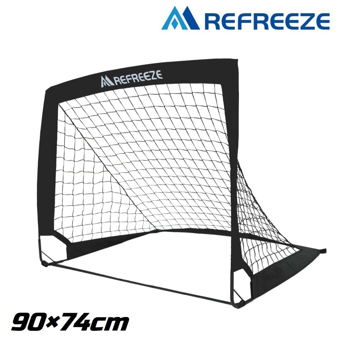 REFREEZE(リフリーズ) 90×74cm 折りたたみ サッカーゴール ブラック 1