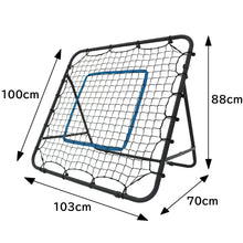 画像をギャラリービューアに読み込む, REFREEZE(リフリーズ) リバウンドネット ブラック 折りたたみ可能 5段階角度調節可能 簡易ターゲット用ロープ・脚付属 リバウンダー 室内 屋外兼用
