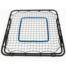 画像をギャラリービューアに読み込む, REFREEZE(リフリーズ) リバウンドネット ブラック 折りたたみ可能 5段階角度調節可能 簡易ターゲット用ロープ・脚付属 リバウンダー 室内 屋外兼用
