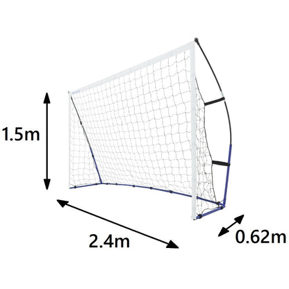 REFREEZE(リフリーズ) 2.4×1.5m ポータブル サッカーゴール 収納バッグ付き フットサルゴール【2個購入で1,000円OFF】