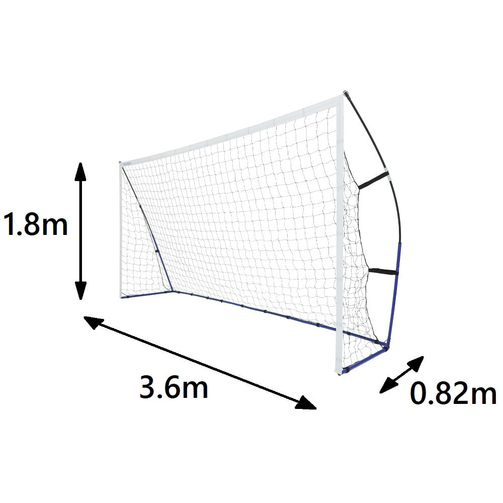 REFREEZE(リフリーズ) 3.6×1.8m ポータブル サッカーゴール 収納バッグ付き フットサルゴール【2個購入で1,000円OFF】
