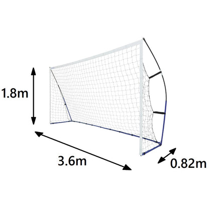 REFREEZE(リフリーズ) 3.6×1.8m ポータブル サッカーゴール 収納バッグ付き フットサルゴール【2個購入で1,000円OFF】