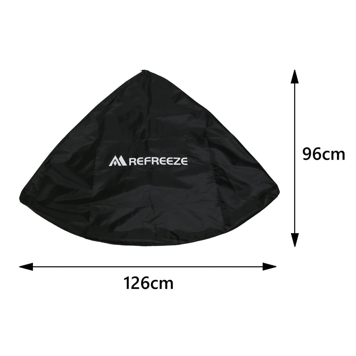REFREEZE(リフリーズ) 124×94cm 折りたたみ サッカーゴール ブラック 2個セット 収納バッグ付き 室内 屋外兼用