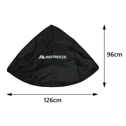 REFREEZE(リフリーズ) 124×94cm 折りたたみ サッカーゴール ブルー 1個 収納バッグ付き 室内 屋外兼用