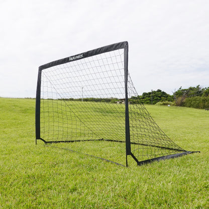 REFREEZE(リフリーズ) 200×130cm 折りたたみ サッカーゴール ブラック 1個 収納バッグ付き ポータブル フットサルゴール